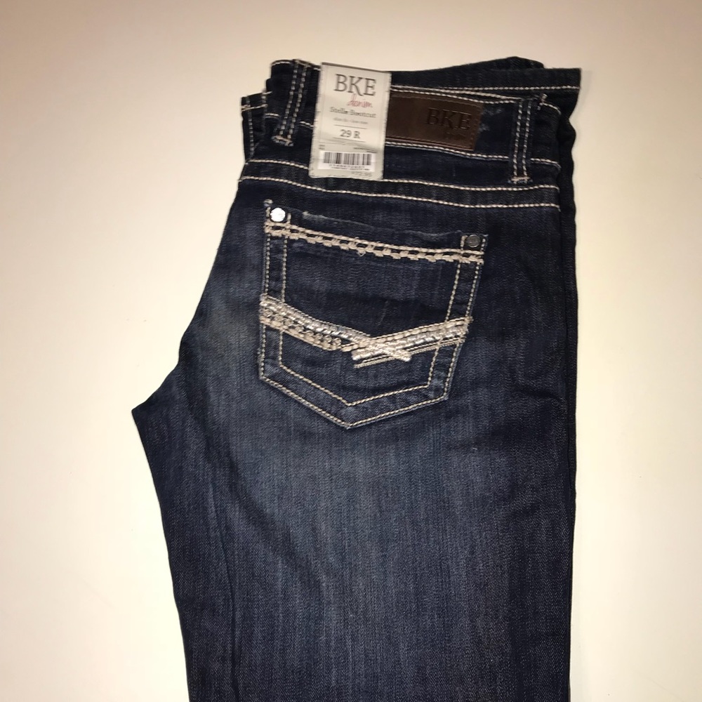 BKE Stella Denim 29 waist 31 1/2(R) length boot